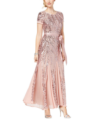 R☀M Richards Petite Sequined Gown ...